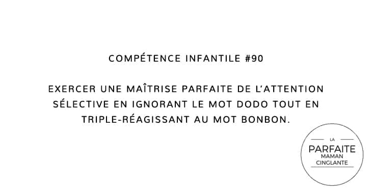 COMPETENCE INFANTILE 90 ATTENTION SELECTIVE
