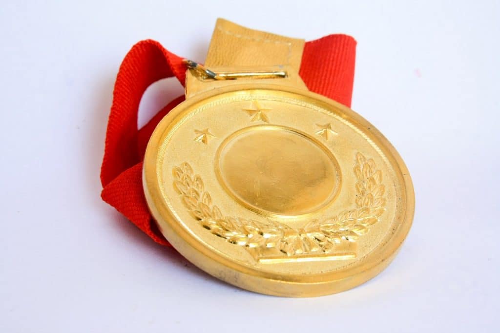 médaille or