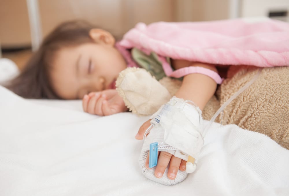 kid illness at hospital