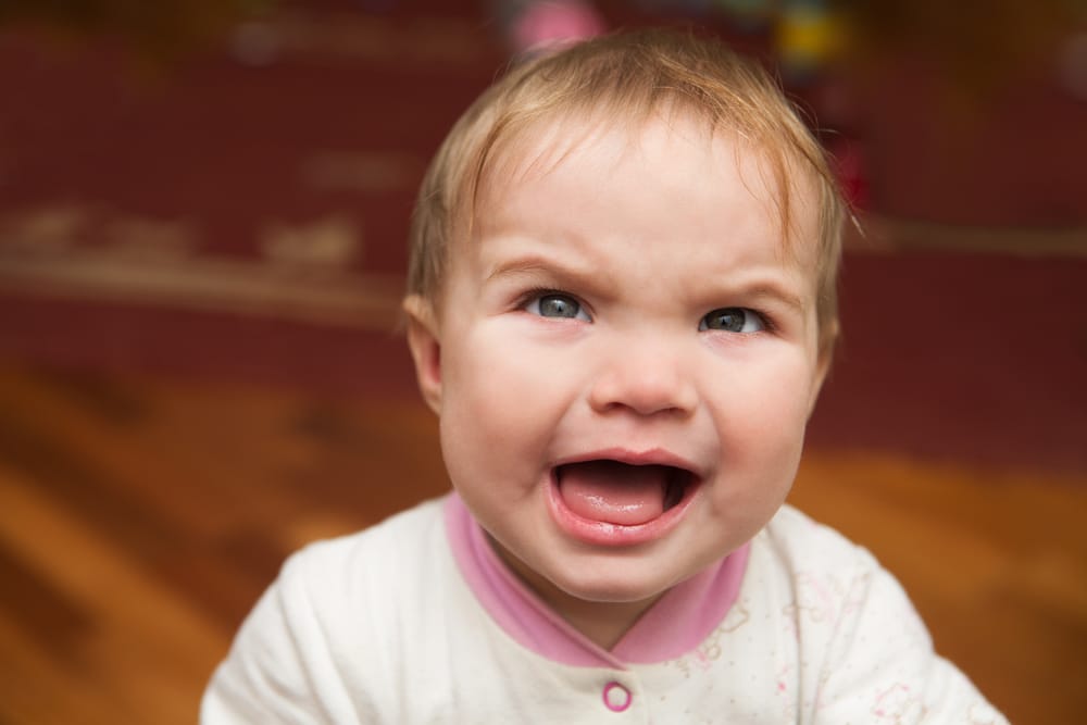 baby angry crying