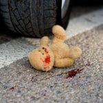 car crash with bear