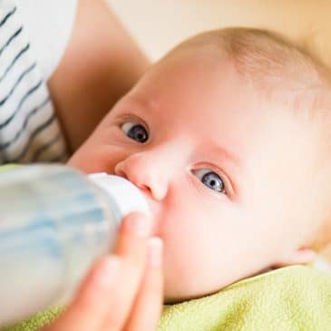 baby drink milk