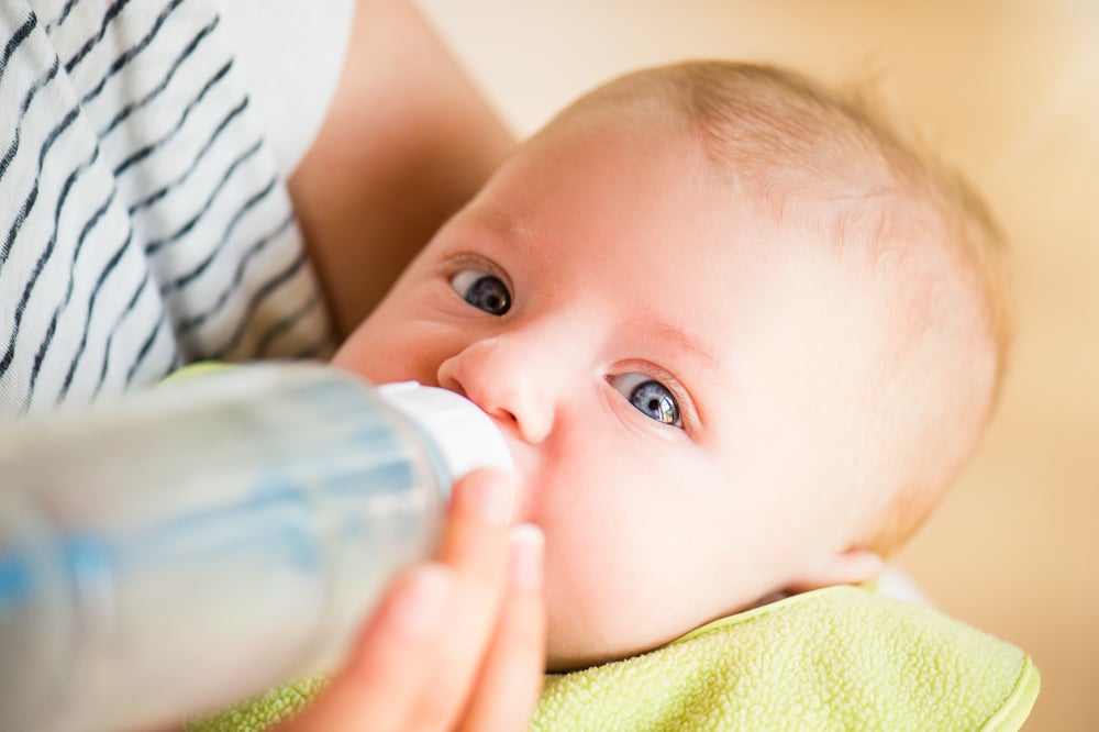 baby drink milk