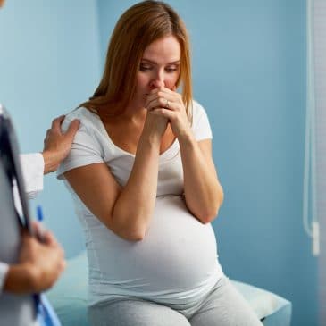 pregnant woman worry