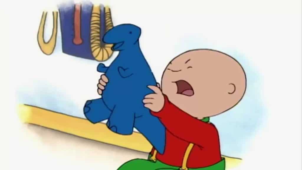 caillou angry