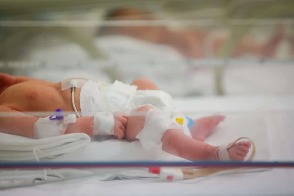newborn at hospital