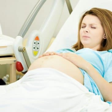 pregnant woman delivery concept