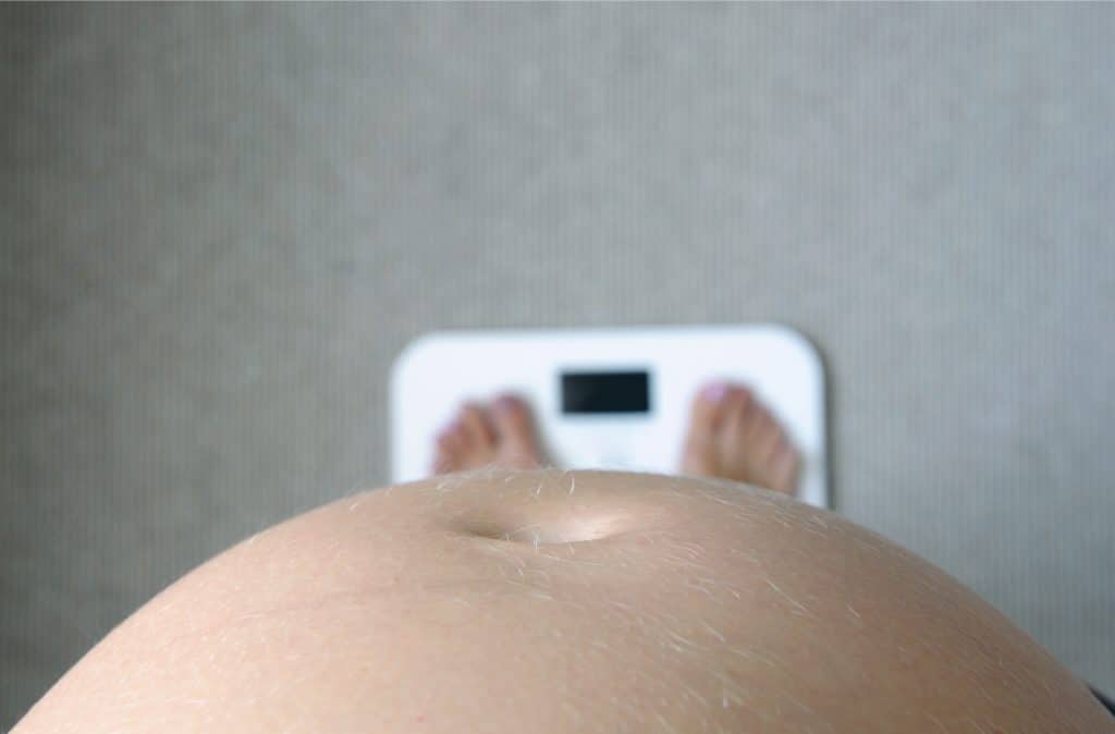 femme enceinte poids