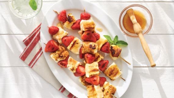 brochettes de shortcake aux fraises