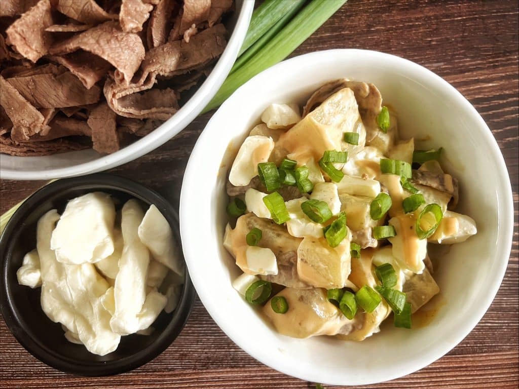 salade de patates fondue chinoise